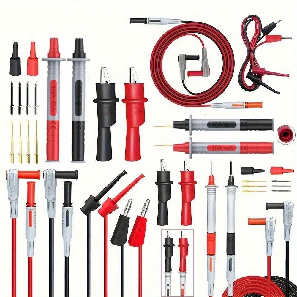 18pcs P1308B Test Lead Kit 4MM - đánh giá và giá Banana Plug