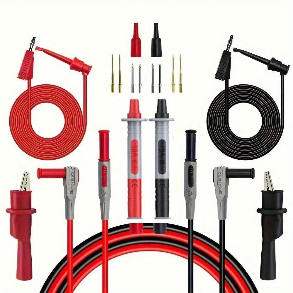 18pcs P1308B Test Lead Kit 4MM - đánh giá và giá Banana Plug