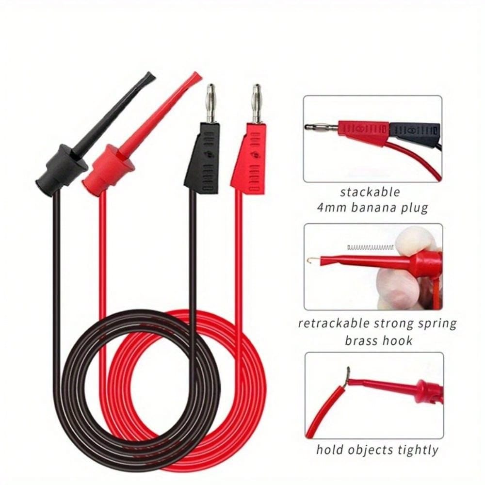 18pcs P1308B Test Lead Kit 4MM - đánh giá và giá Banana Plug