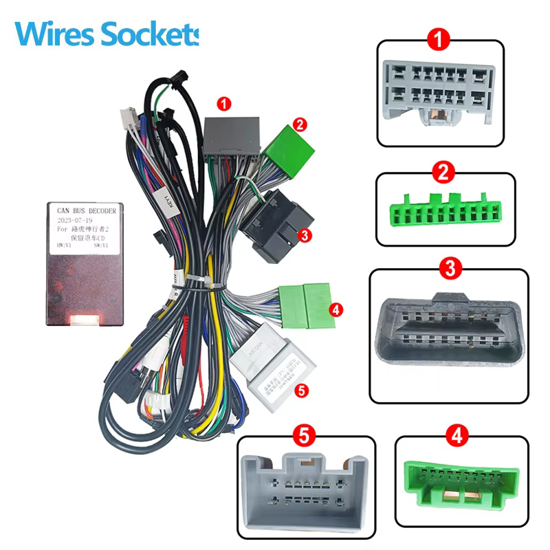 KENVOX 16Pin Car Wire Harness  - đánh giá và giá Audio Cable Rca