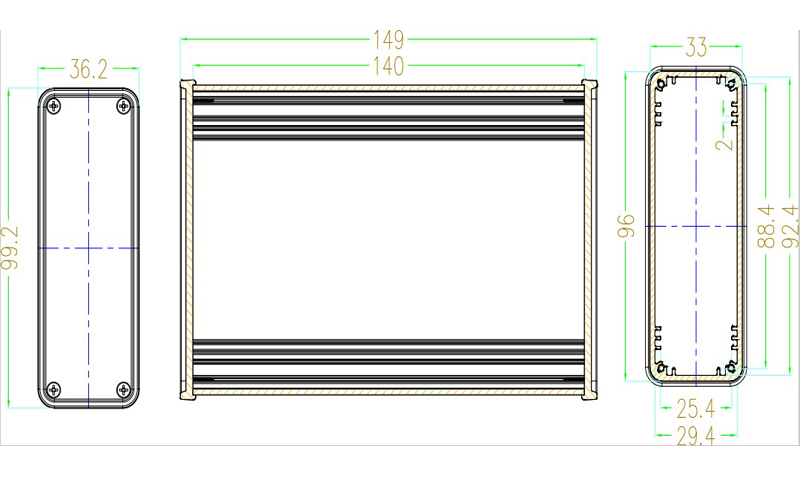 Nhôm Hộp Nhà Ở Dành Cho Thiết  - đánh giá và giá Speaker Enclosure